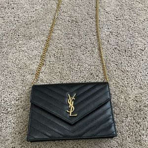 Saint Laurent Envelope Wallet on Chain.